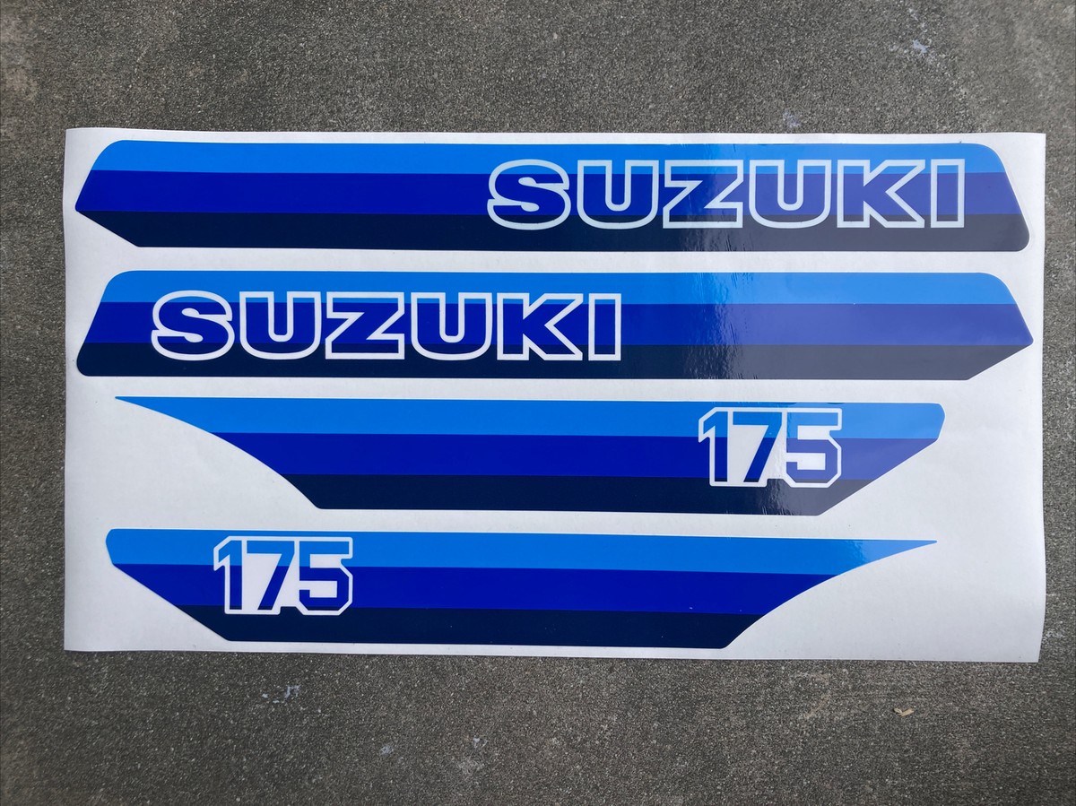 Suzuki 1981 PE175 Reproduction Decal Set / Sticker Kit / Graphics