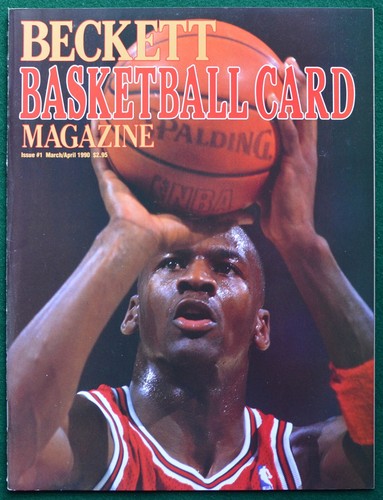 1990 Beckett Basketball Card Magazine Issue #1 Michael Jordan Rare First Edition - Bild 1 von 3