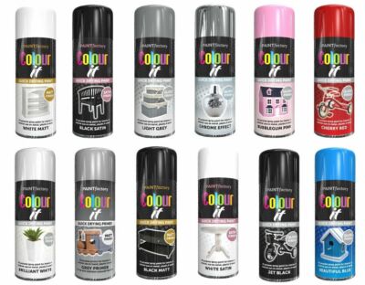 Allzweck Sprühfarbe Aerosol Auto Matt Glanz Metall Holz Kunststoff zum Selbermachen 400ml