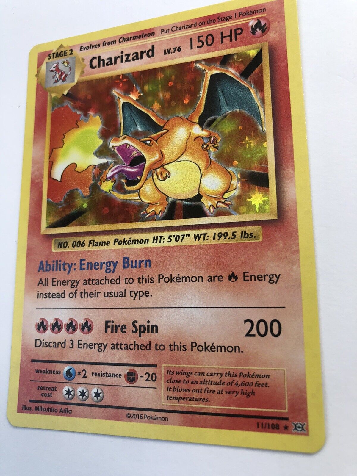 Mavin  Charizard XY Evolutions NM 11/108 Holo Foil Rare Nice Centering  Pokemon TCG