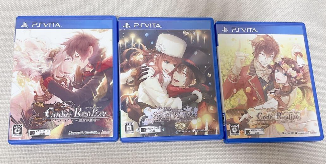 PlayStation Vita - Code：Realize（コード：リアライズ）ゲームソフト3本＋ドラマCD Amazon.com: Code:Realize -Sosei no Himegimi : Video Games