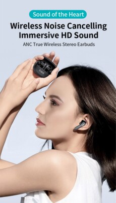 Bluetooth 5.3 iPhone/Android/Windows in-Earphones with very good bass & ANC/ENC