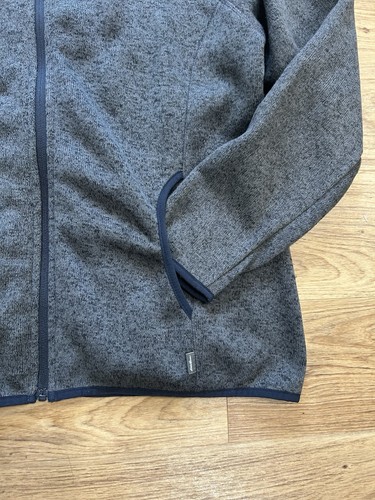 Eddie Bauer Jacket Womens X Large Grey Fleece Full Zip Mountain Hiking Outdoors - Picture 2 of 8