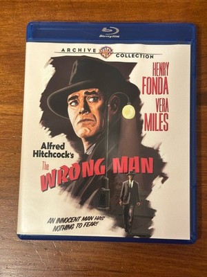 The Wrong Man (Blu-ray, 1956) Henry Fonda Like New