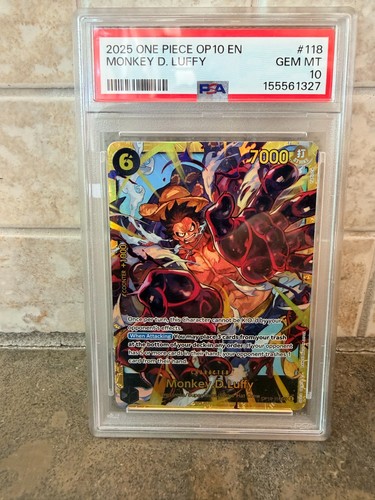 Monkey.D.Luffy graded PSA 10 for sale on eBay
