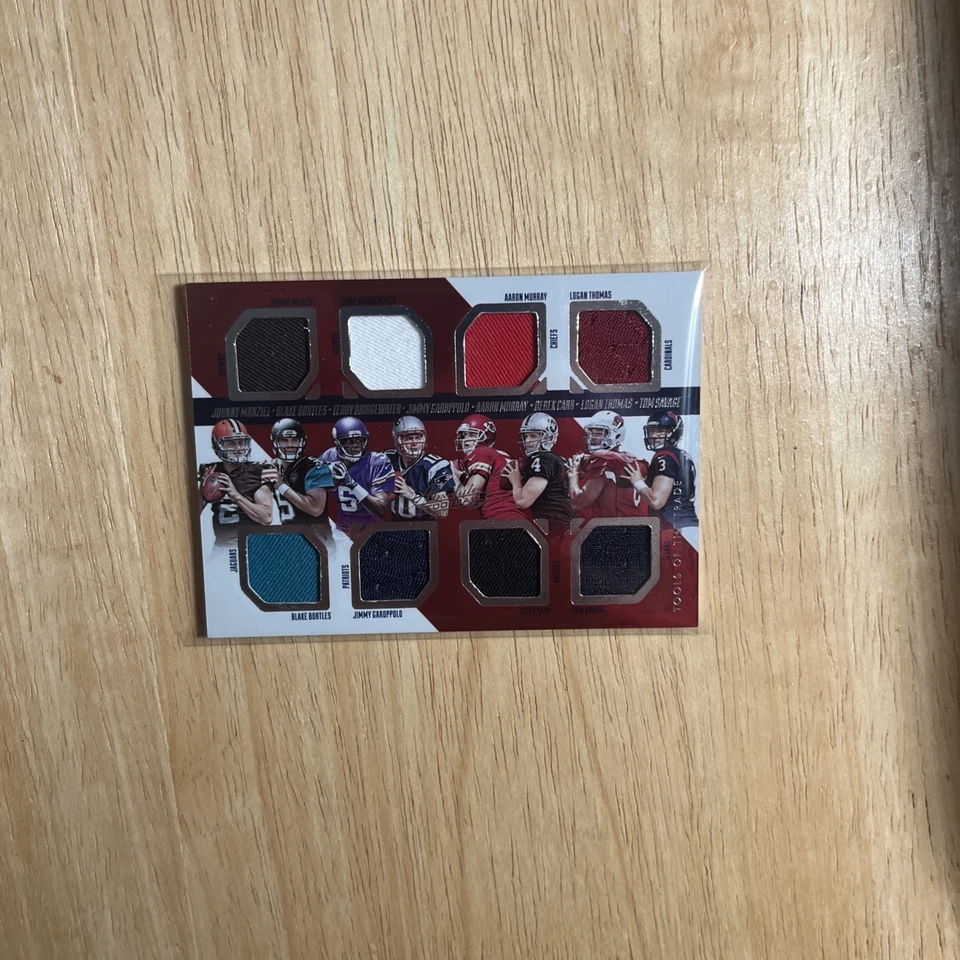 Panini - TOTT 2014 8 jugadores Derek Carr, Jimmy Garoppolo, Manziel/249 Foto 3 de 4
