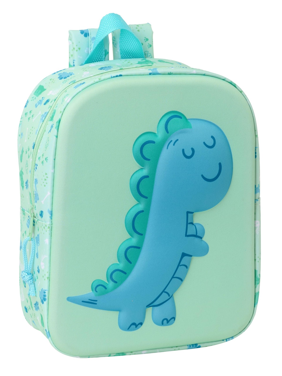 Safta DINO 3D Nursery Backpack, Adaptable to Cart, Easy Cleaning, Ideal for Chil