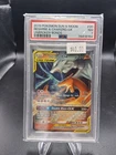 2019 Pokemon Sun & Moon Reshiram & Charizard GX Unbroken Bonds PSA 7