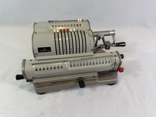 Old Mechanical Calculator M.J. ROOY - Vintage Design - To Repair / Decor