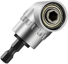 105 Degree 1/4 Inch Right Angle Drill Adapter Hex Shank Screwdriver Angled Bit H