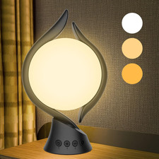 Light Therapy Lamp 10000 Lux, UV-Free Therapy Light with 5 Brightness, 3 Color T