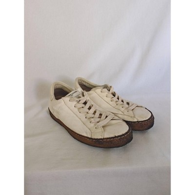 Philippe Model Paris Sneakers Leather Luxe Urban Cream Beige EU 39 Distressed