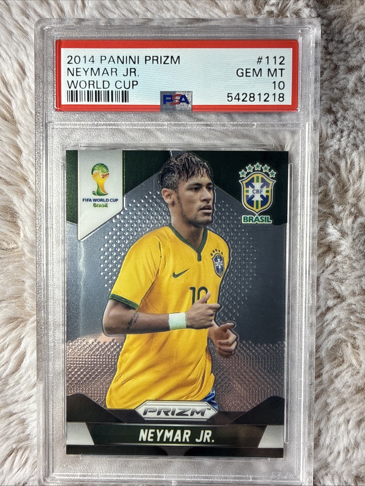 2014 Panini Prizm World Cup - Neymar Jr  #112 🇧🇷Brazil🏆