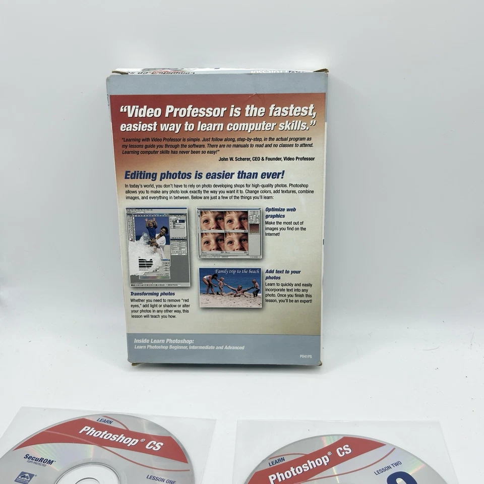 Video Professor Learn PHOTOSHOP PC Software Complete 3 CD Set - Image 3 of 4