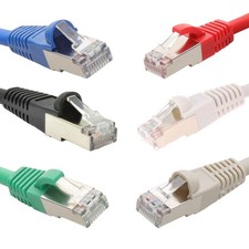 Cat6A SSTP LSZH RJ45 Netzwerk Ethernet Patch 10GIG Kabel 4 x 26AWG Kupfer LOS