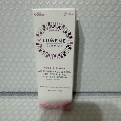 Lumene Lumo Nordic Bloom Anti-Wrinkle & Firm Moisturizing V-Shape Serum RARE