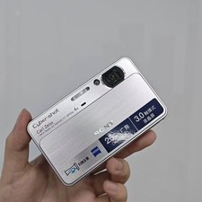 Sony Cyber-shot DSC-T99 Silver 14MP 4x Zoom Touchscreen Camera English Test Good