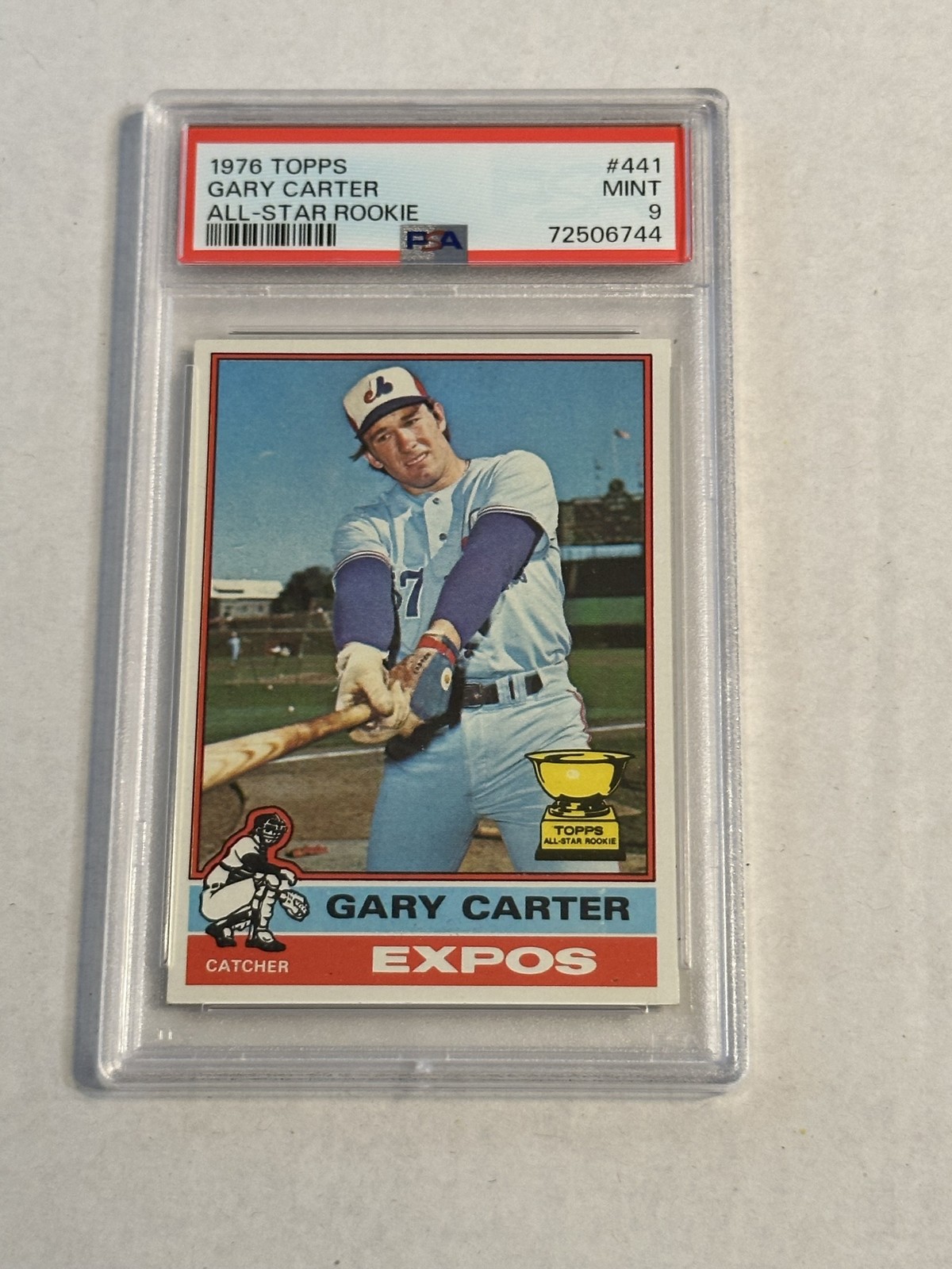 1976 Topps #441 Gary Carter   PSA 9