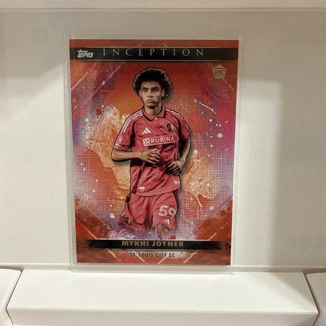 2025 Topps MLS Inception Mykhi Joyner Orange 3/5 Rookie