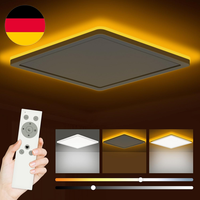 Bowfar Led Deckenleuchte Flach, 24W 2800LM Deckenlampe Mit Fernbedienung Dimmbar