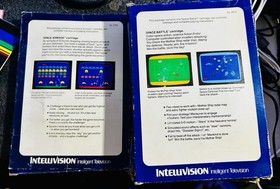 INTELLIVISION GAME LOT OF 5 TOTAL GAMES 4 CIB+ 1 CART TRON SOLAR SAILER TESTED
