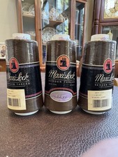 Lot Of 4 Maxi-Lock Serger Thread Polyester 3000 Yards Brown New