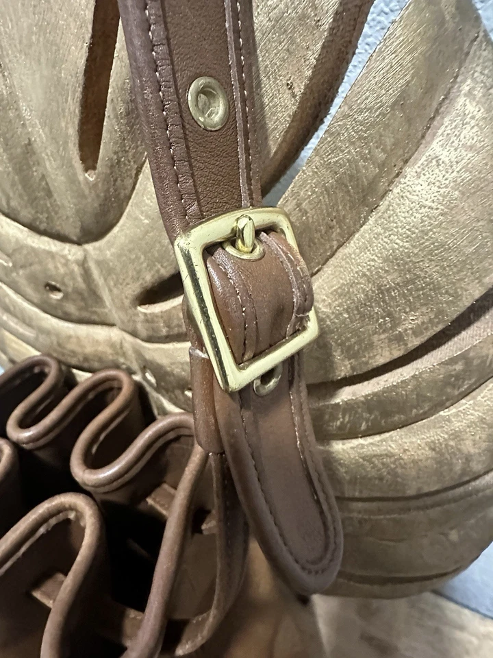 Bolso Cubo Coach Vintage 9165 Legacy Cuero Marrón Cordón Doble Hebilla Foto 2 de 4