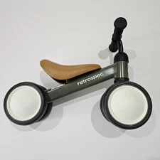 Retrospec Bicycles Cricket Mini 6" Kids Balance Bike Olive Green Childrens