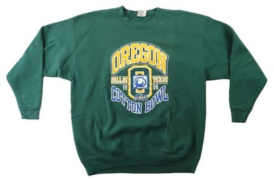 Vintage 90s 1996 2XL XXL University of Oregon UO Cotton Bowl Pullover Sweatshirt