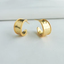 Julie Vos Savoy Gold Extra Small Hoop Earrings | NEW