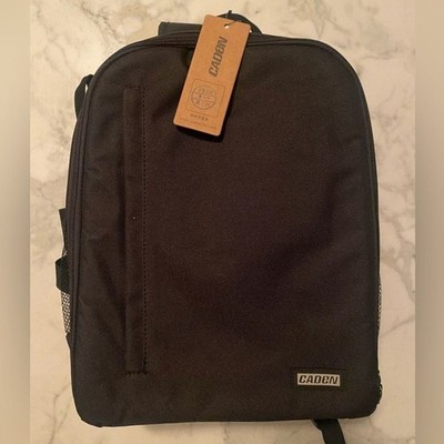 Caden  Camera Backpack Black