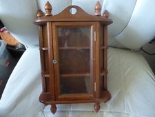 Collectors  small decorative wooden and glass cabinet