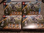Lot Of 4 Lego 75345 501st Clone Troopers Battle Pack SEALED BOX 16 Figure Set