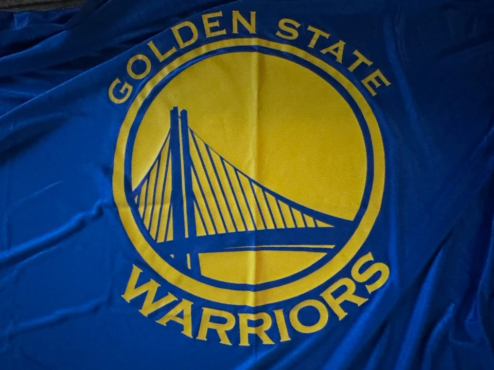 RARO NBA Golden State Warriors Baloncesto Cortina de Ducha Deportes Cobertura EE. UU. 6x6 Foto 3 de 4