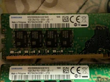  Samsung 2x 8GB DDR4 2666 RAM DIMM module 16GB Desktop Memory 