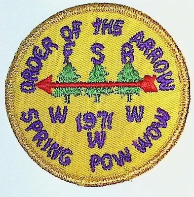 1971 Spring Pow Wow Order Of The Arrow Patch GMY Bdr (CB507)