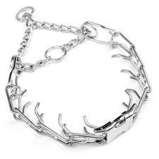 Dog Training Collar, Adjustable Dog Pinch Collar with Quick Release Buckle, N...