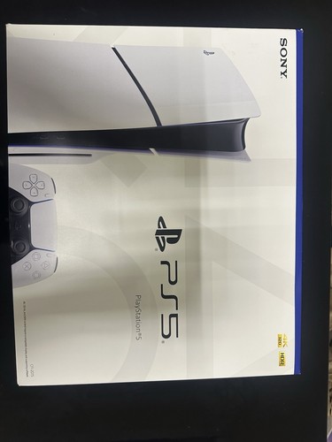 Brand New PS5 Sony Playstation 5 Slim, Disc Blu-Ray Edition Console - White 1Tb