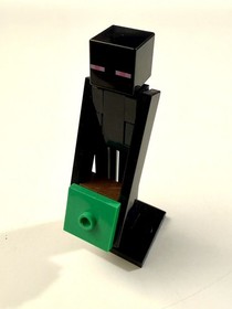Lego Minecraft Enderman - min049 - 21134 & 21137 - Minifigure with Green Box