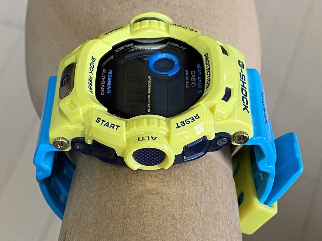CASIO G-SHOCK GW-9201KJ RISEMAN Solar Digital Wristwatch Used with