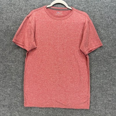 Vineyard Vines On The Go Tee Shirt Mens Small Red Heathered Performance Stretch