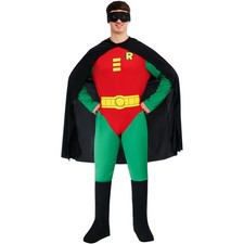 DC Superheroes Teen Titans: Robin Costume for Adults, Men's Medium