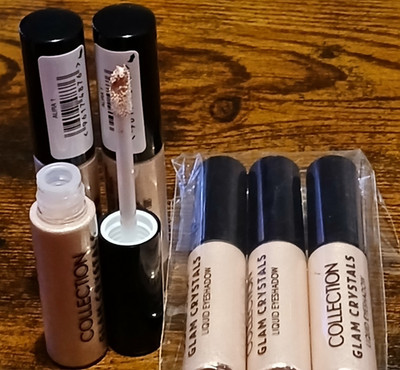 6 x Collection Creme Liquid Metallic Lidschatten Glam Kristalle Farbton Aura
