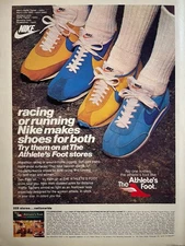 The Athlete's Foot Ad                     Nike Waffle Trainer & Nike Road Runner