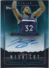 Topps Midnight Karl-Anthony Towns Timberwolves Auto  #SMA-KAT ZL
