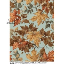 Fall Floral | A4 Rice Paper | Paper for Decoupage | AB Studios