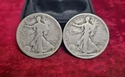 1917-S Obv. & 1917-S Rev. Walking Liberty Half Dollars (2) Coin Lot