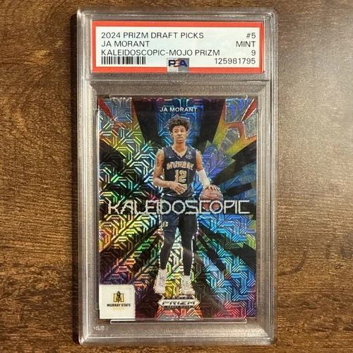 Ja Morant 2024 Panini Prizm Draft Picks Kaleidoscopic 02/25 Mojo PSA 9