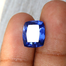 9 CT Natural Loose Gemstone Blue Sapphire Certified Cushion Cut