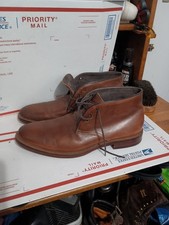 Joseph Abboud Men's Brown Leather Chukka Boots Size 9